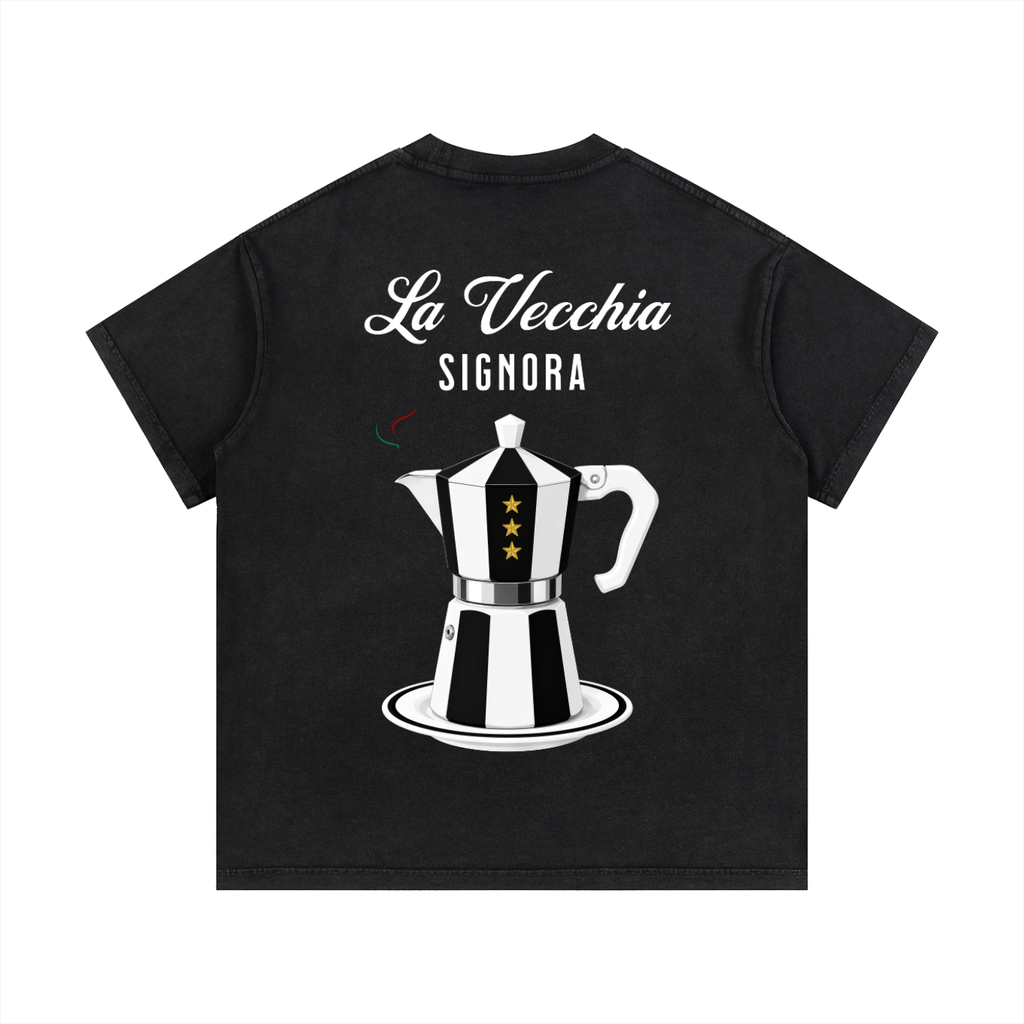 La Vecchia Signora — Moka Pot Tee