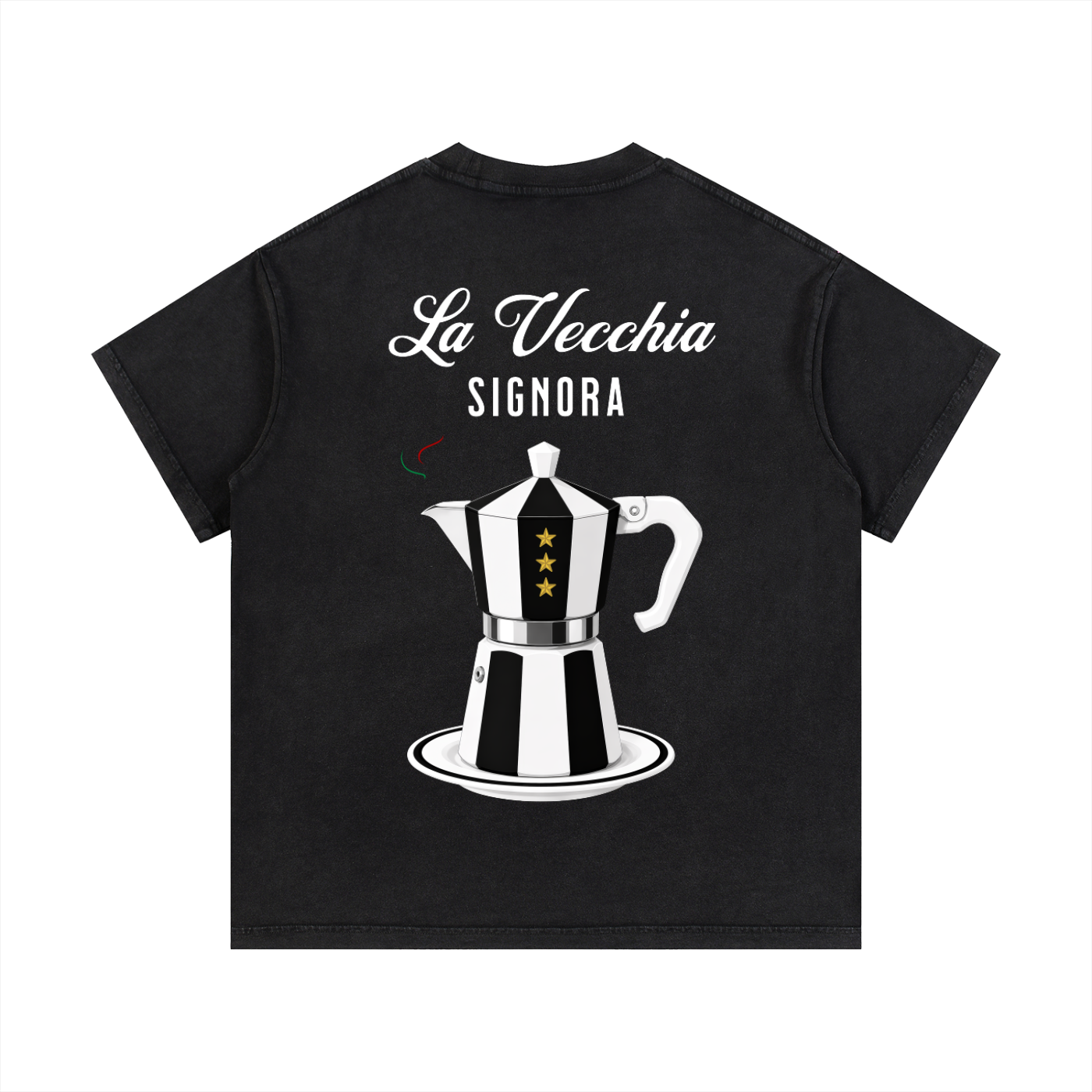 La Vecchia Signora — Moka Pot Tee