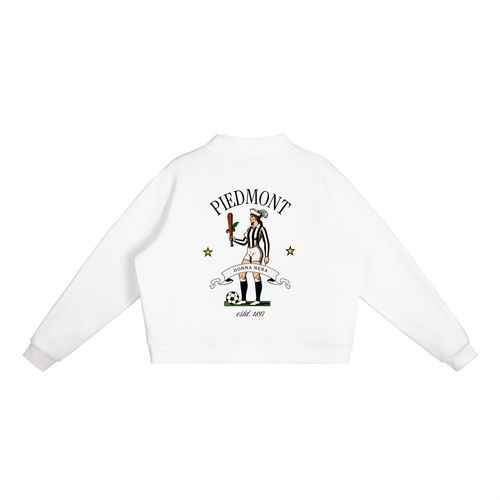 Donna Nera Mock Neck Sweatshirt
