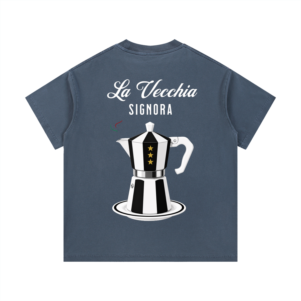 La Vecchia Signora — Moka Pot Tee