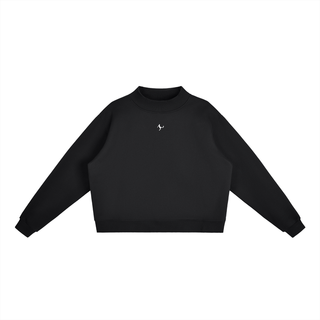 Donna Rossonera Mock Neck Sweatshirt